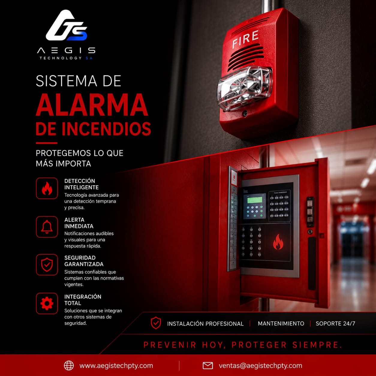 Alarmas de Incendio